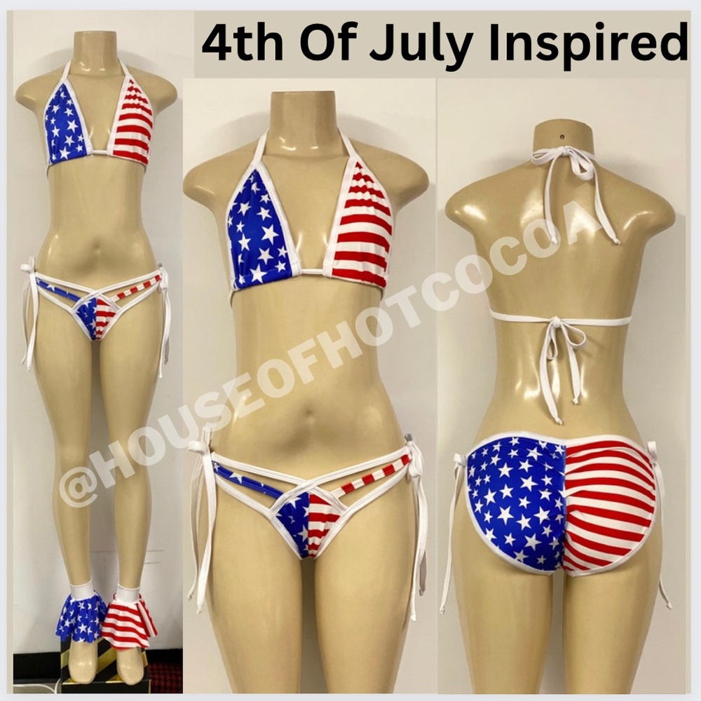 3 Piece Swimsuit - NO LINING / 🚨DM CUP SIZE ... HANDMADE